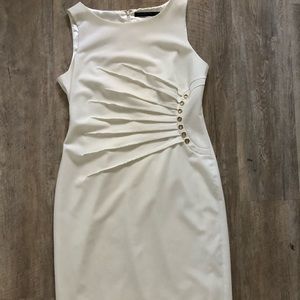 White cocktail dress